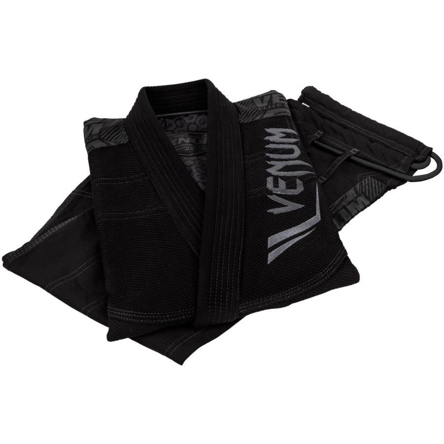 venum elite bjj gi - blackblack