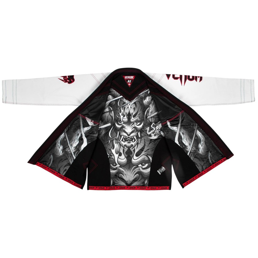 venum devil bjj gi - whiteblack - exclusive
