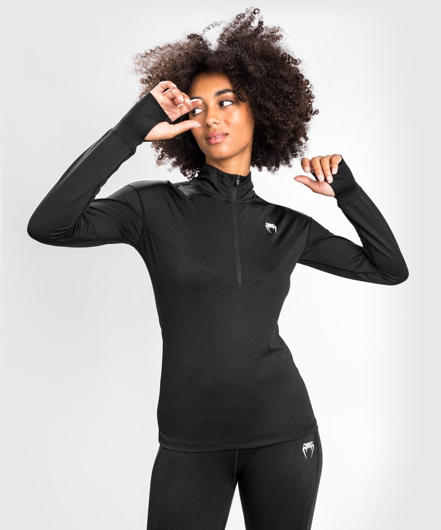 venum essential women base layer top - black