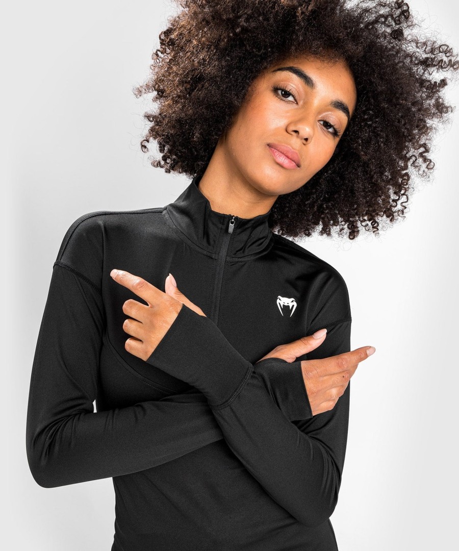 venum essential women base layer top - black