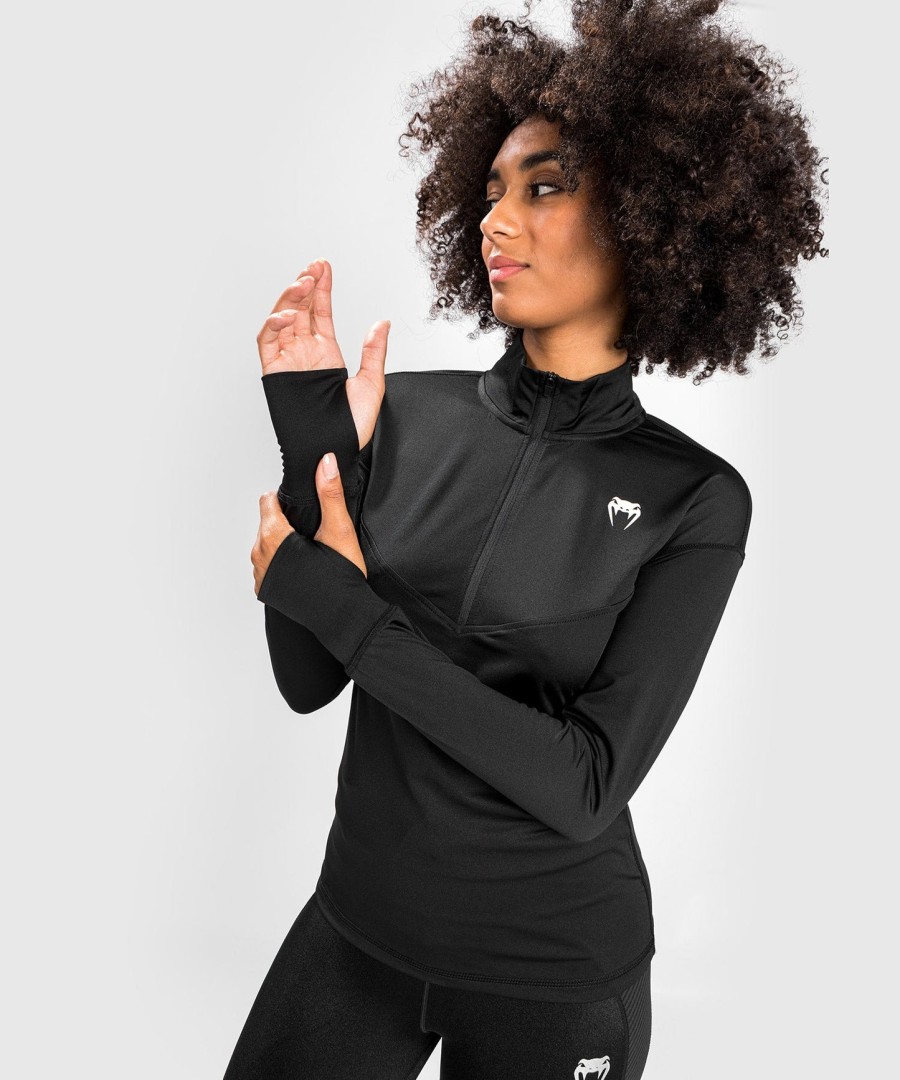 venum essential women base layer top - black