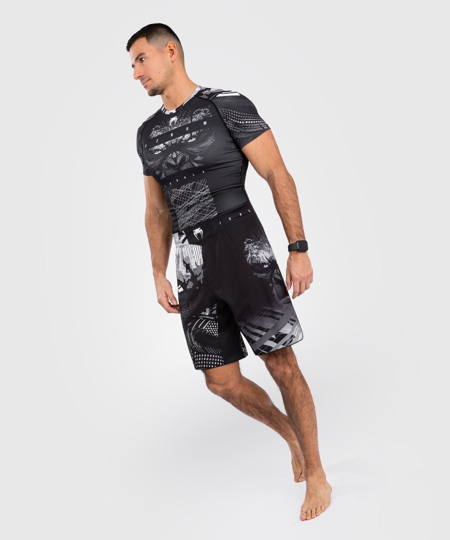 venum gorilla jungle fightshort - blackwhite