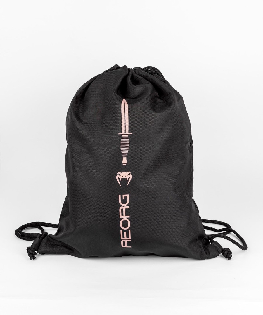 venum reorg drawstring bags - black