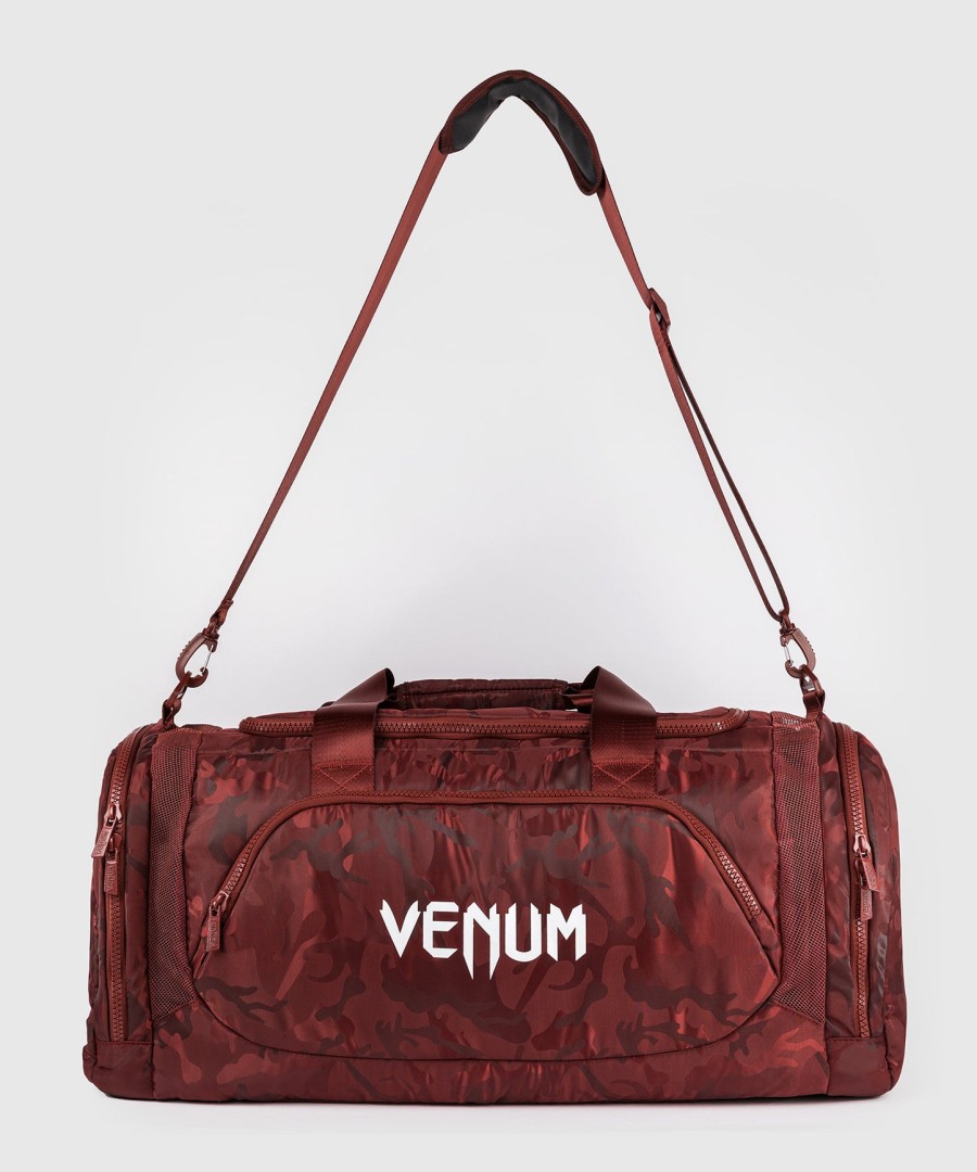 venum trainer lite sports bag - camoburgundy