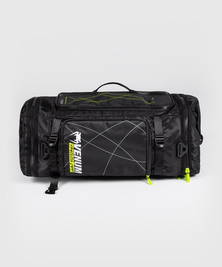 venum training camp 4.0 sports bag - blackneon green