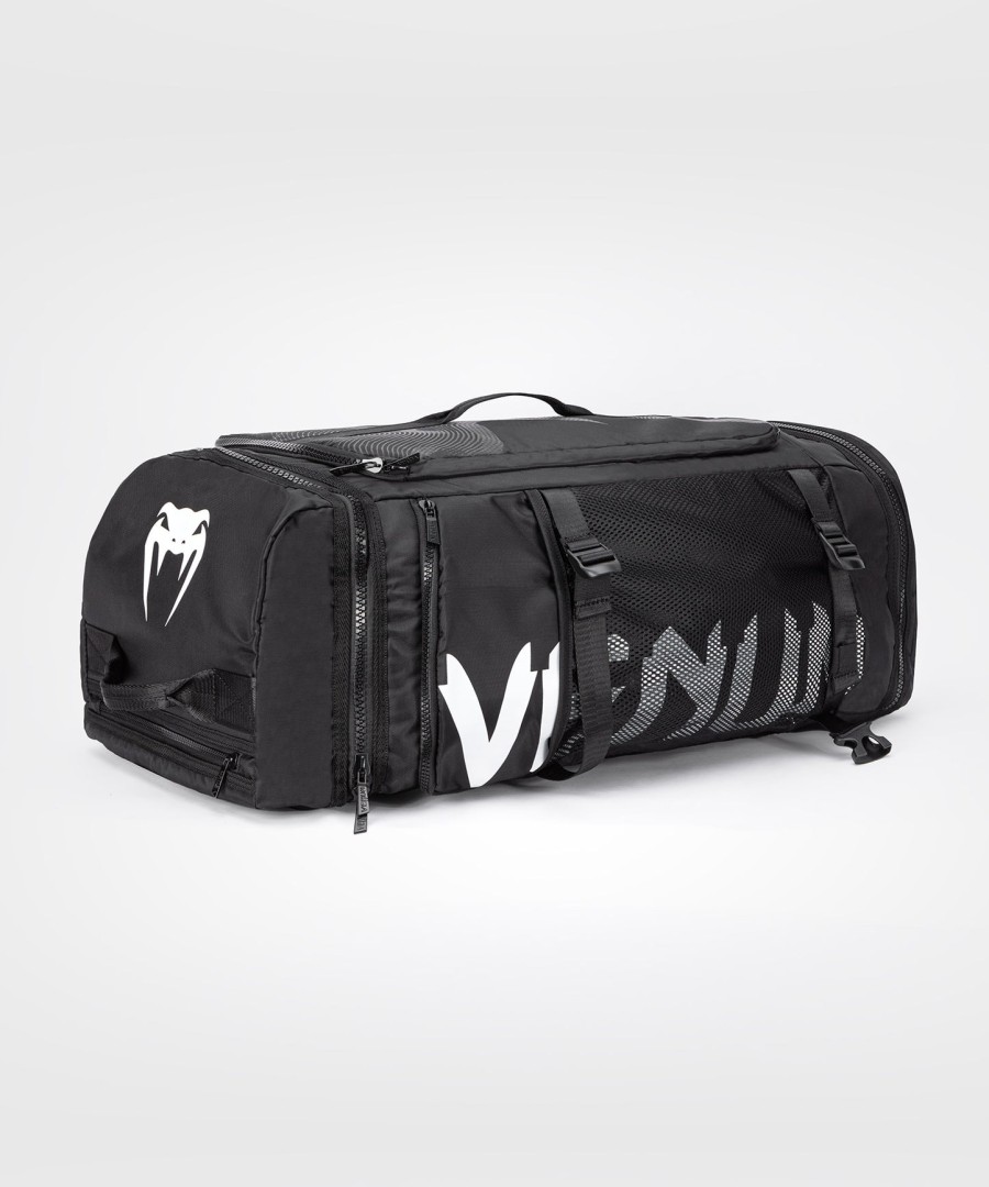 venum trainer hybrid sports bag - black