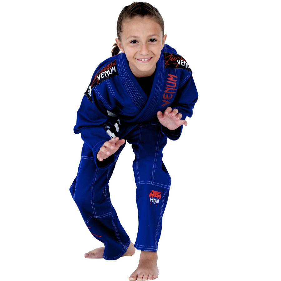 venum challenger 2.0 kids bjj gi - royal blue