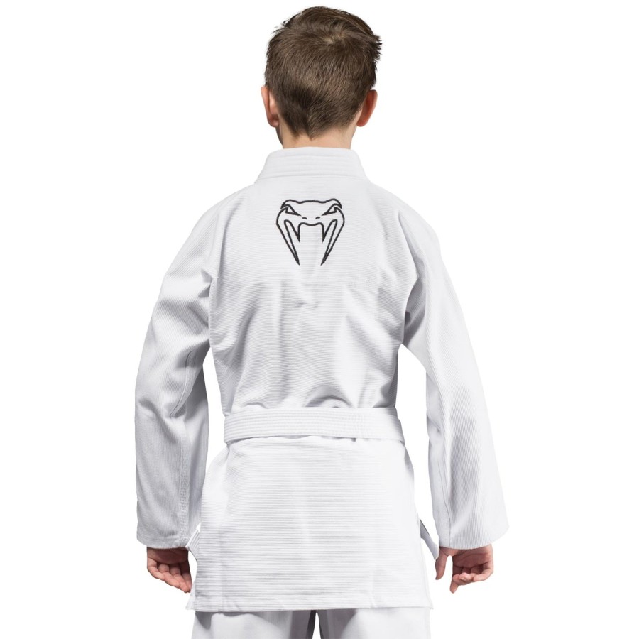 venum contender kids bjj gi free white belt included - white