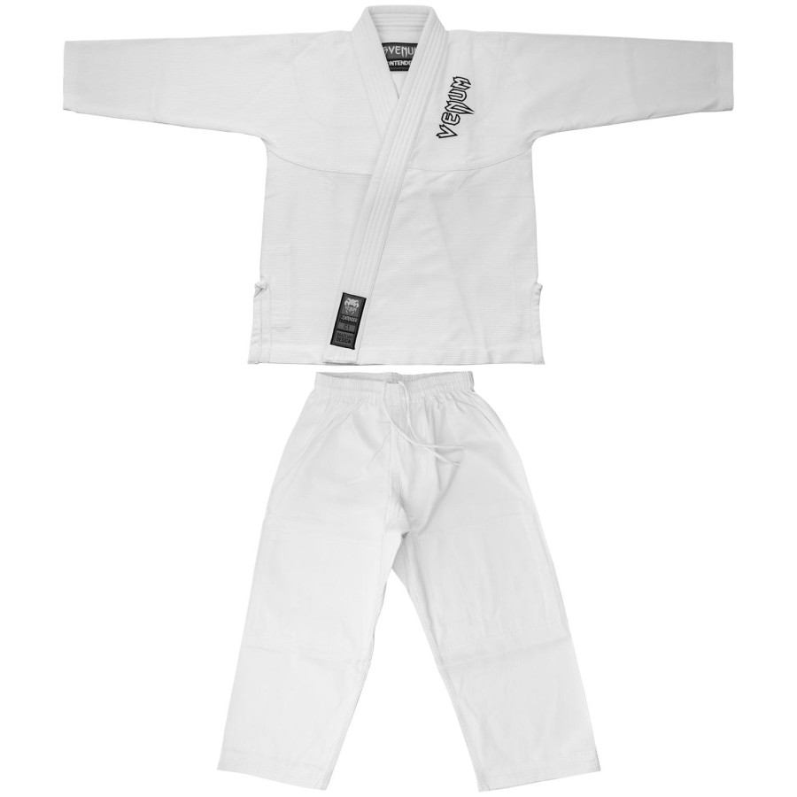venum contender kids bjj gi free white belt included - white