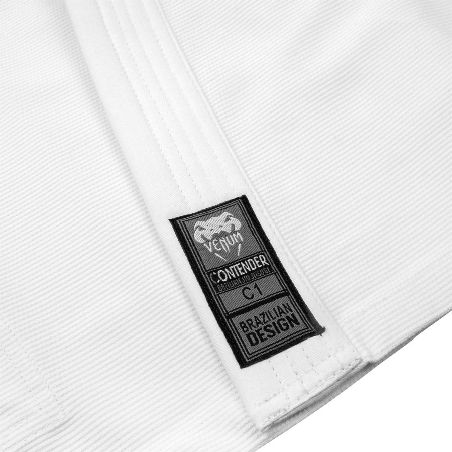 venum contender kids bjj gi free white belt included - white