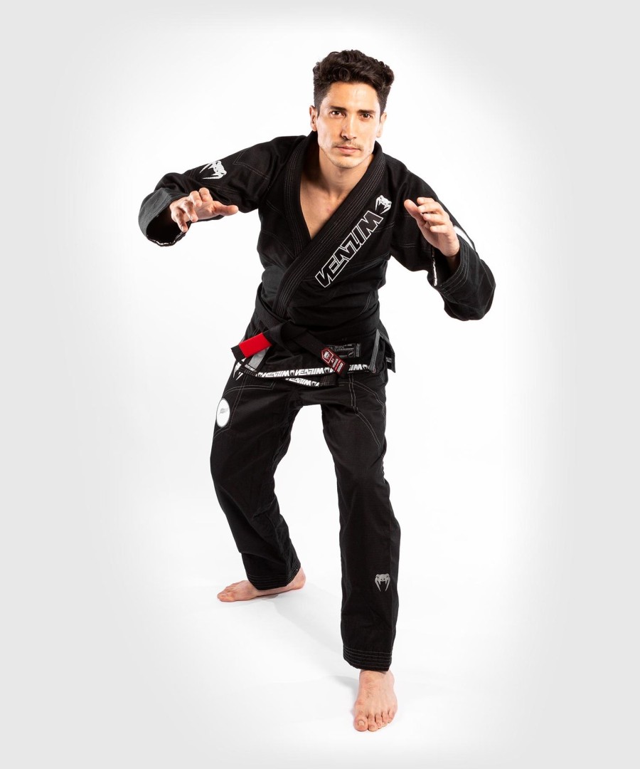 venum elite light 3.0 bjj gi - black