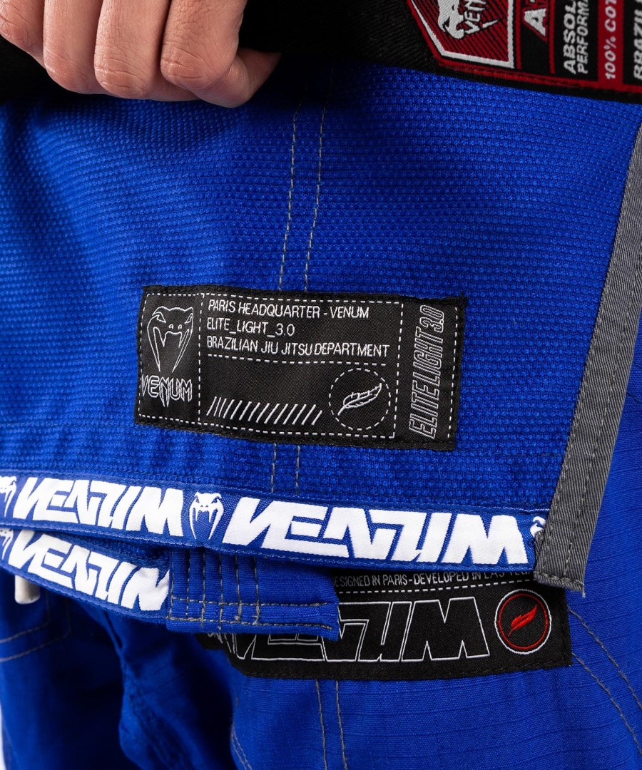 venum elite light 3.0 bjj gi - blue