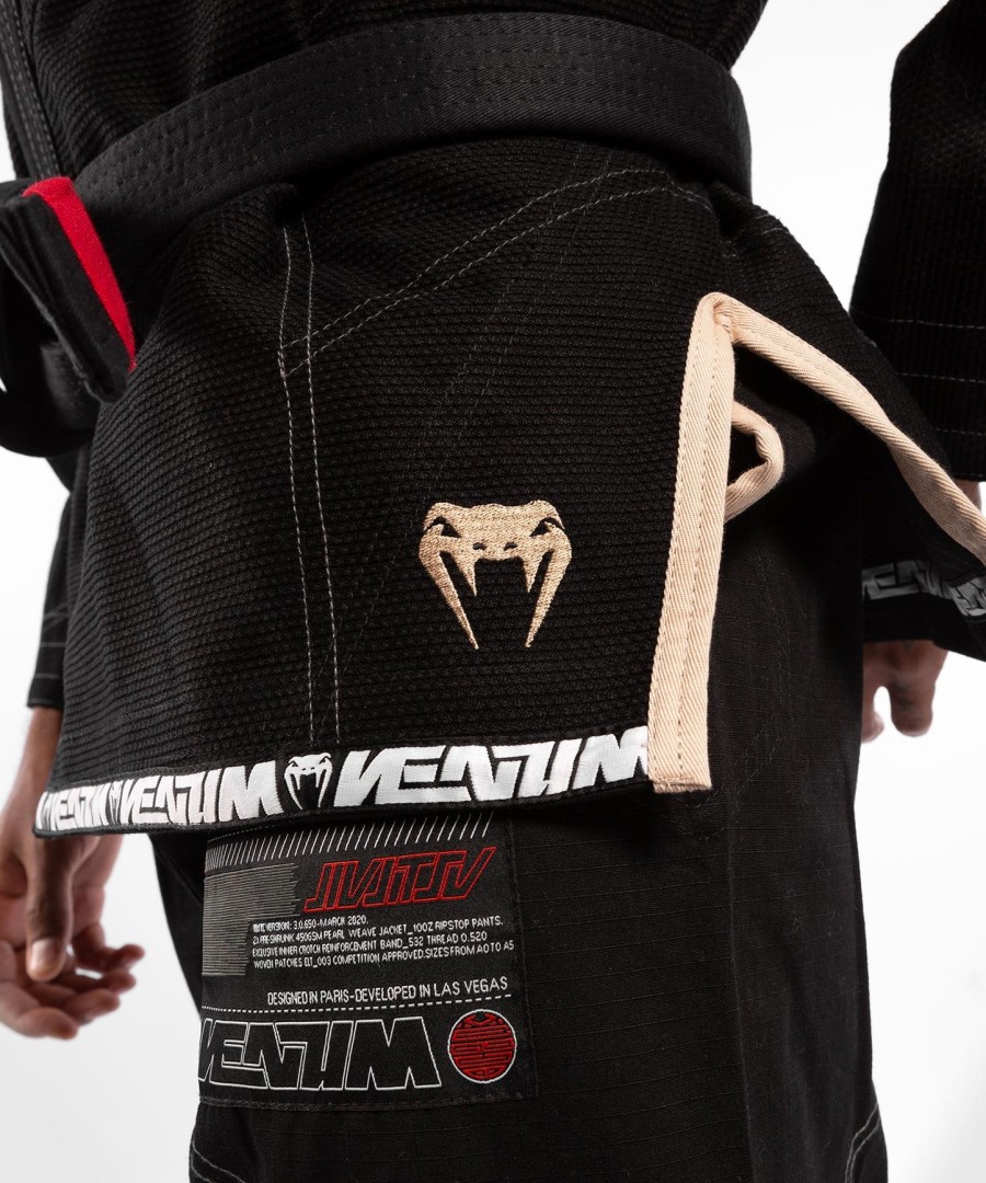 venum elite 3.0 bjj gi - black