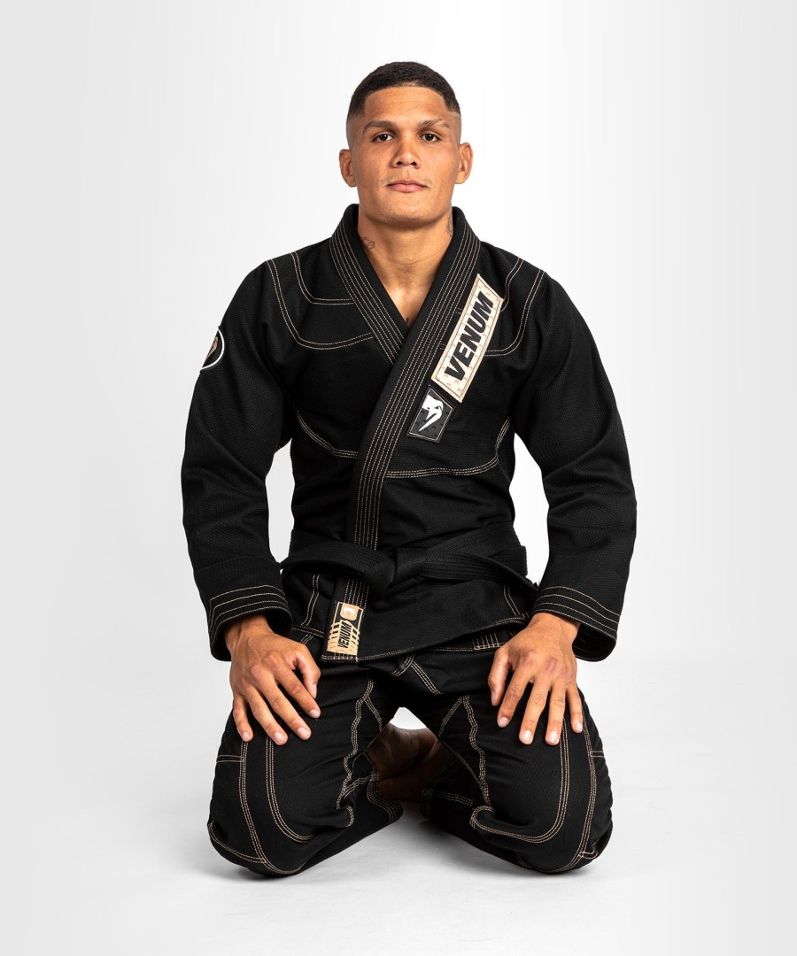 venum elite 4.0 brazilian jiu jitsu gi - black