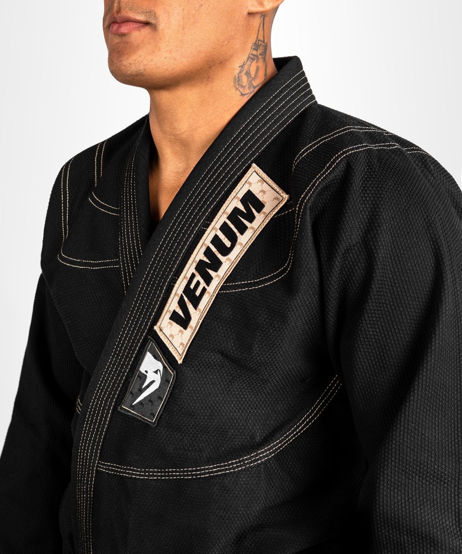 venum elite 4.0 brazilian jiu jitsu gi - black
