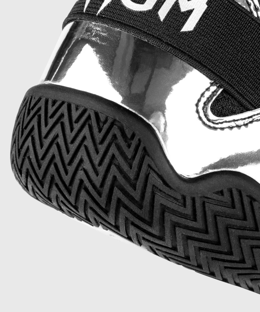 venum elite boxing shoes - blacksilver