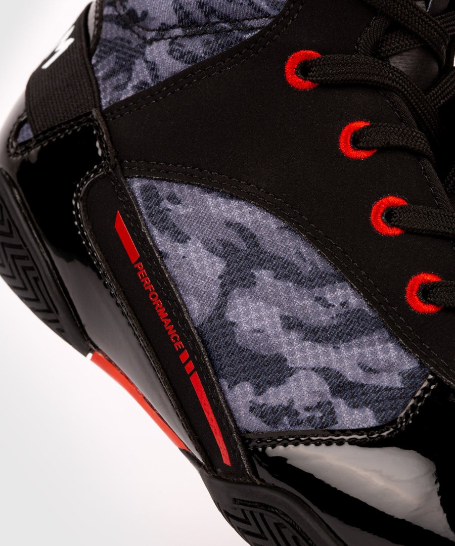 venum elite boxing shoes – dark camo