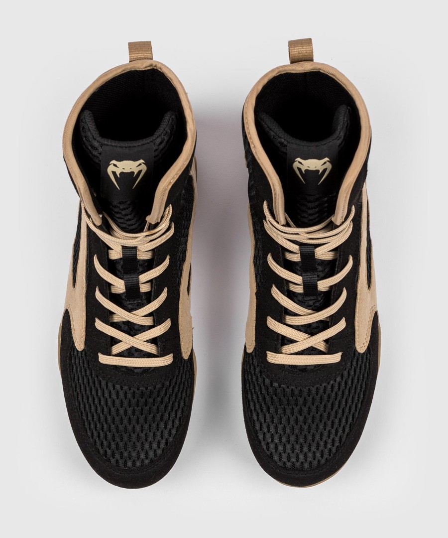 venum contender boxing shoes - blacksand