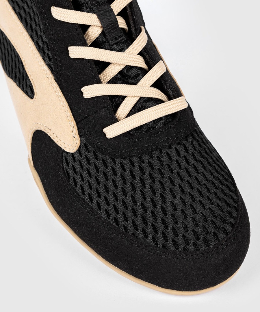 venum contender boxing shoes - blacksand