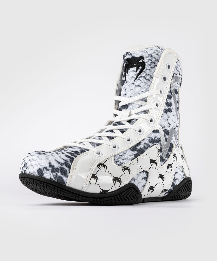 venum white snake boxing shoes for women - white