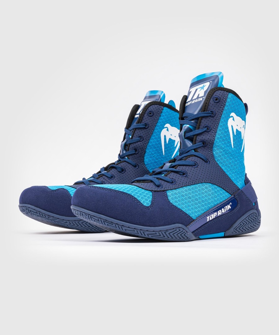 venum x top rank original boxing shoes - royal blue