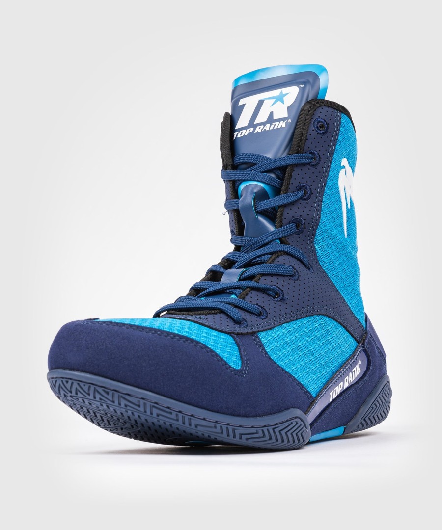 venum x top rank original boxing shoes - royal blue