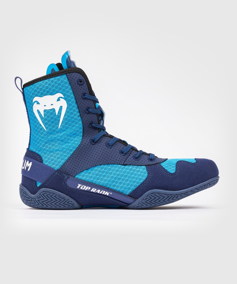 venum x top rank original boxing shoes - royal blue