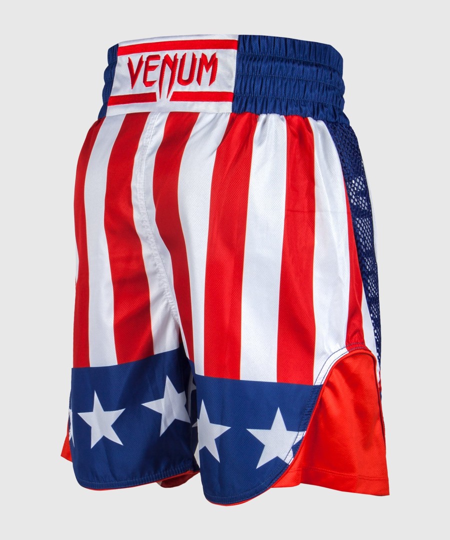 venum elite boxing shorts - usa - redwhite-blue - exclusive