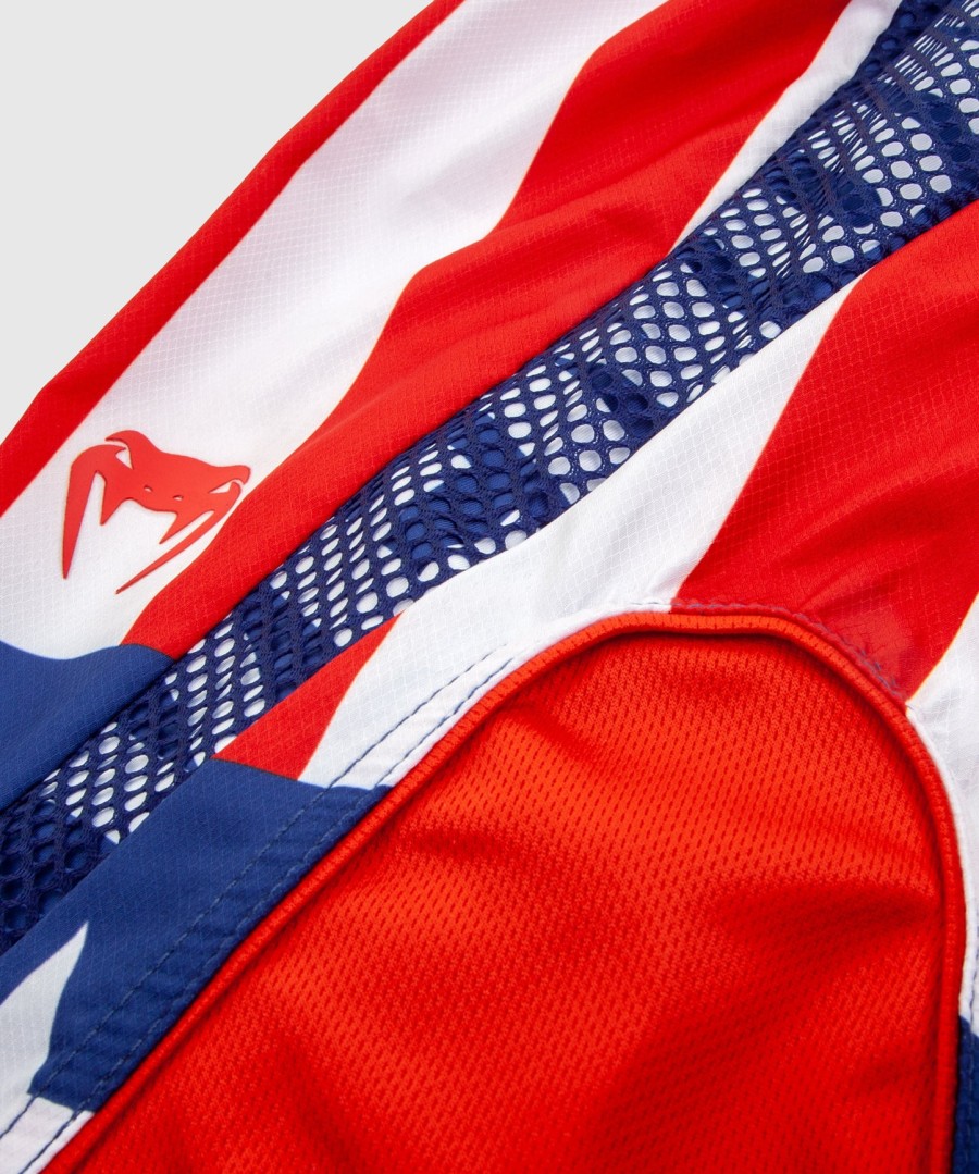 venum elite boxing shorts - usa - redwhite-blue - exclusive