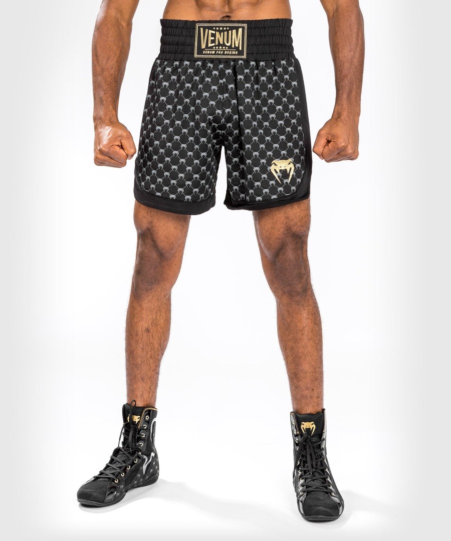 venum monogram boxing short - black