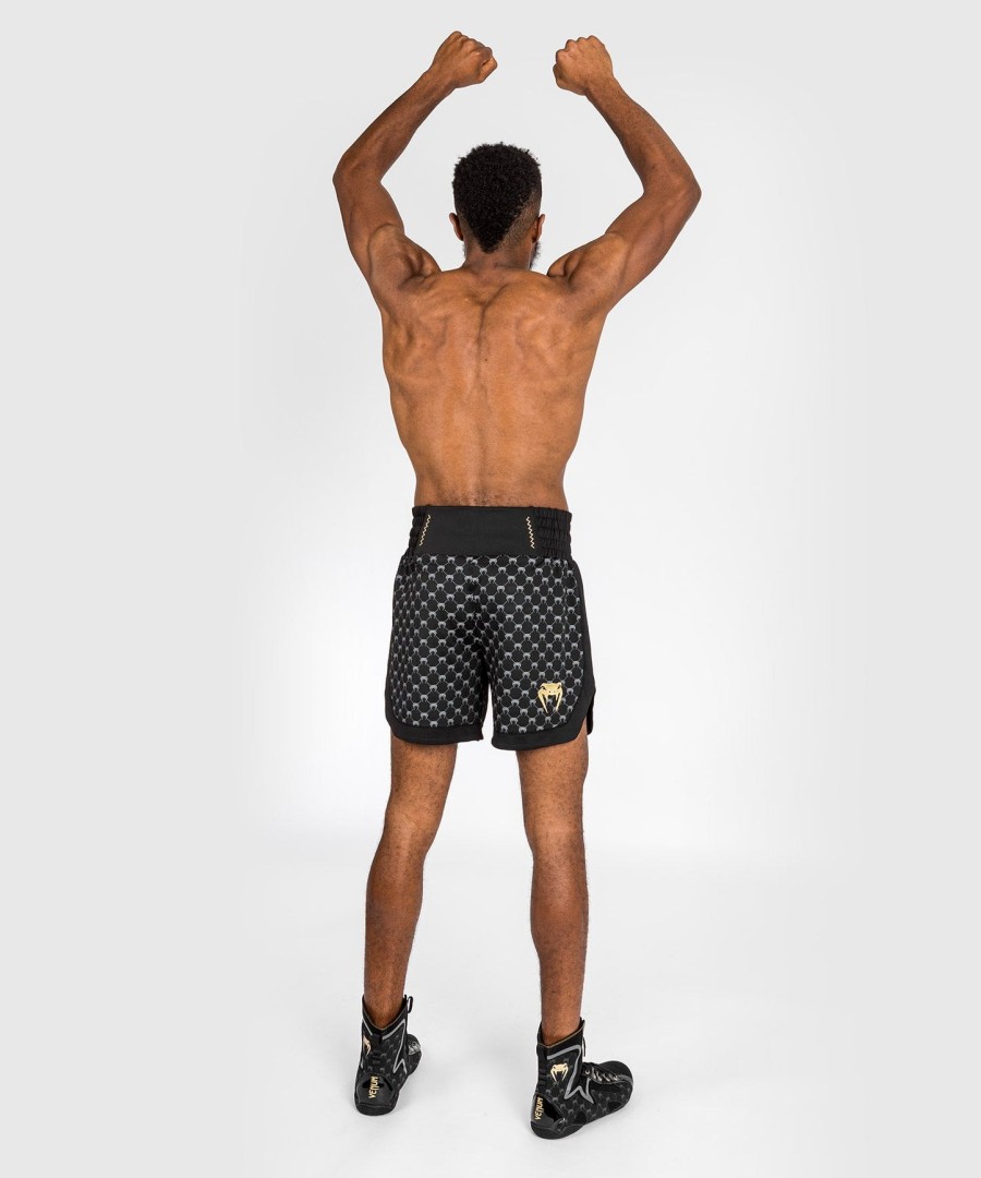 venum monogram boxing short - black