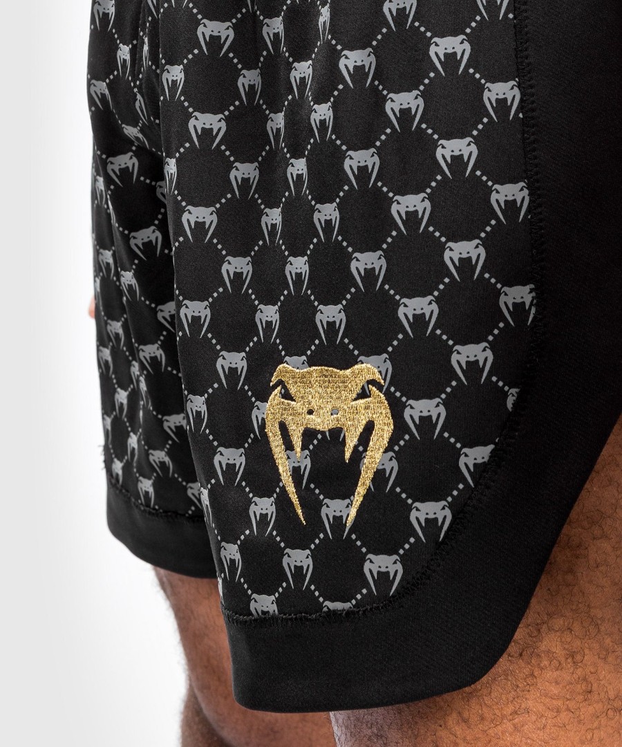 venum monogram boxing short - black