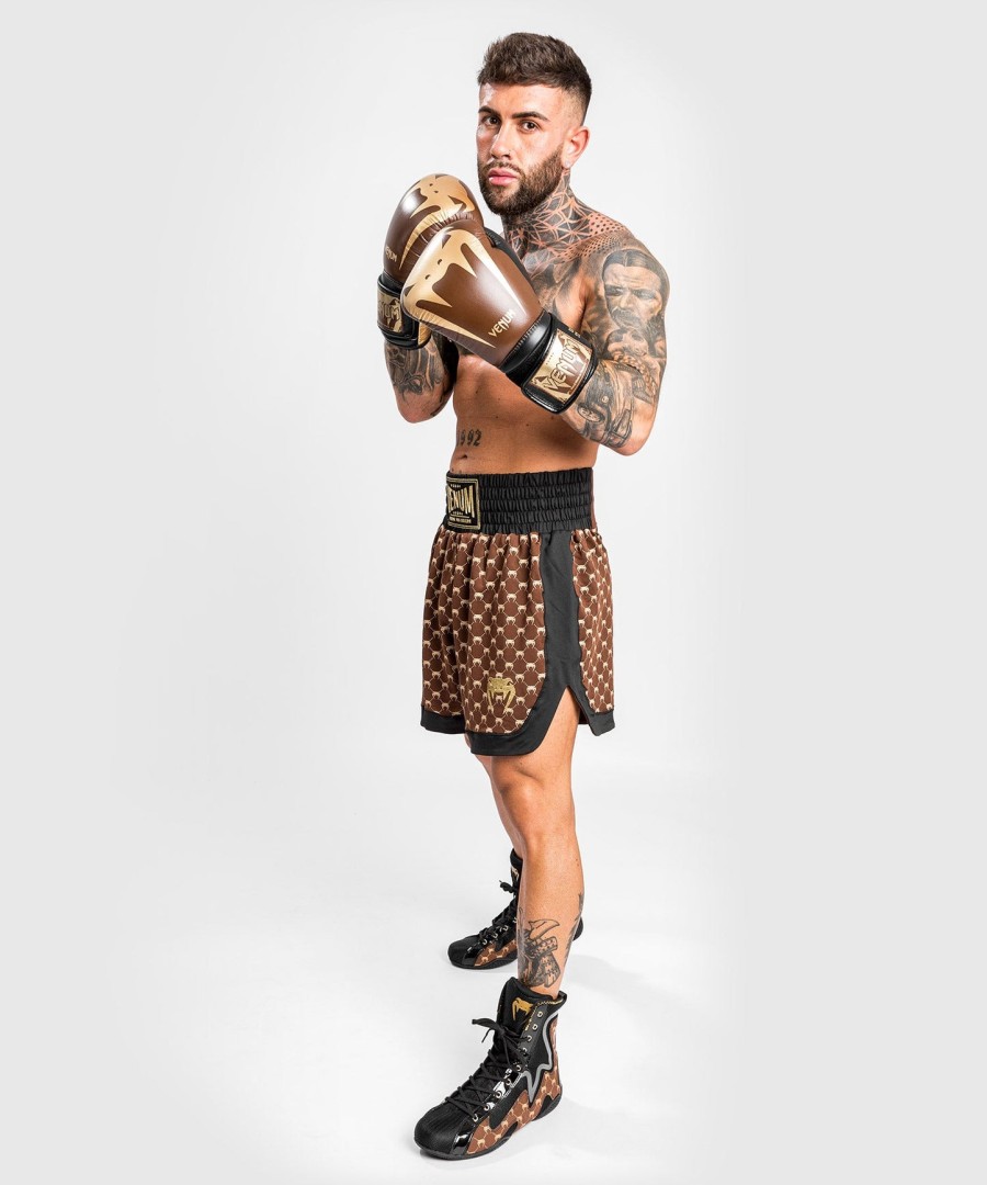 venum monogram boxing short - blackbrown