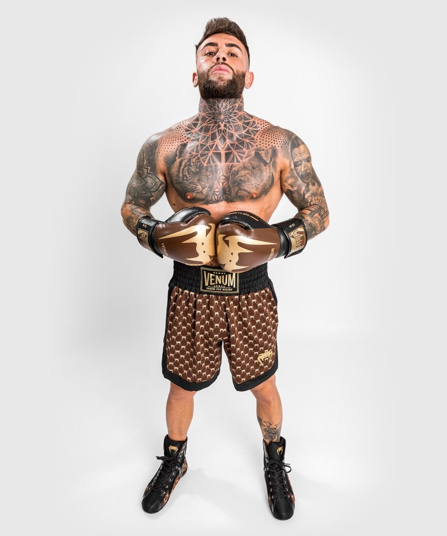 venum monogram boxing short - blackbrown
