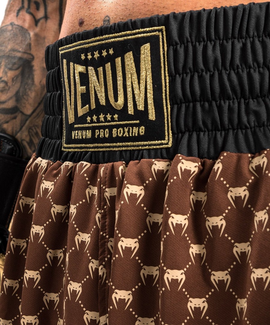 venum monogram boxing short - blackbrown