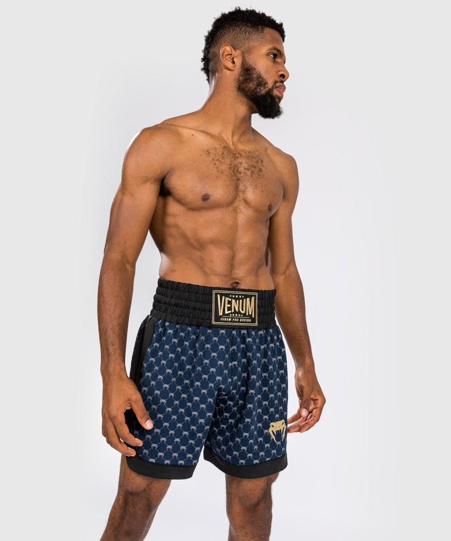 venum monogram boxing short - blacknavy blue