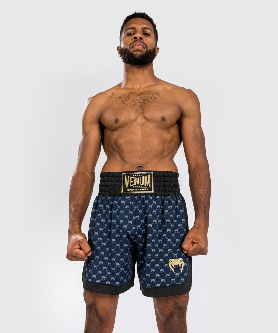venum monogram boxing short - blacknavy blue