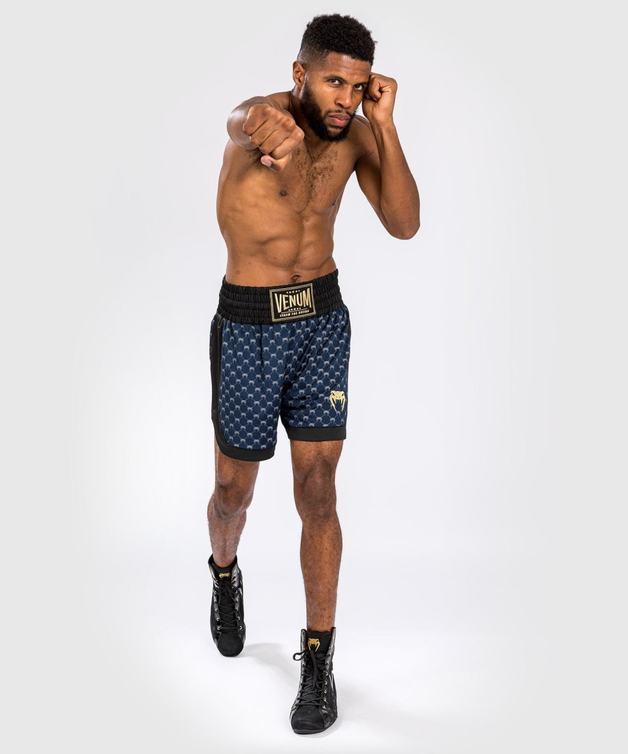 venum monogram boxing short - blacknavy blue