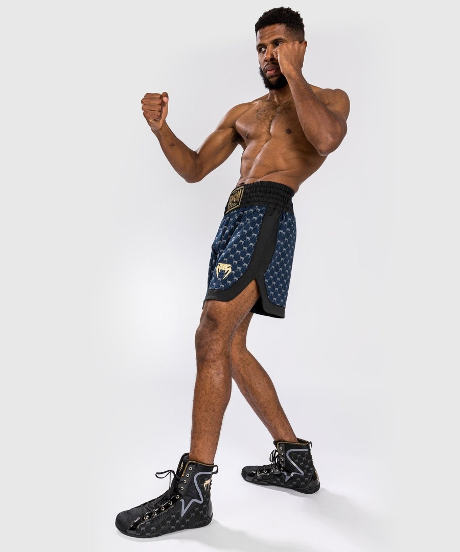 venum monogram boxing short - blacknavy blue