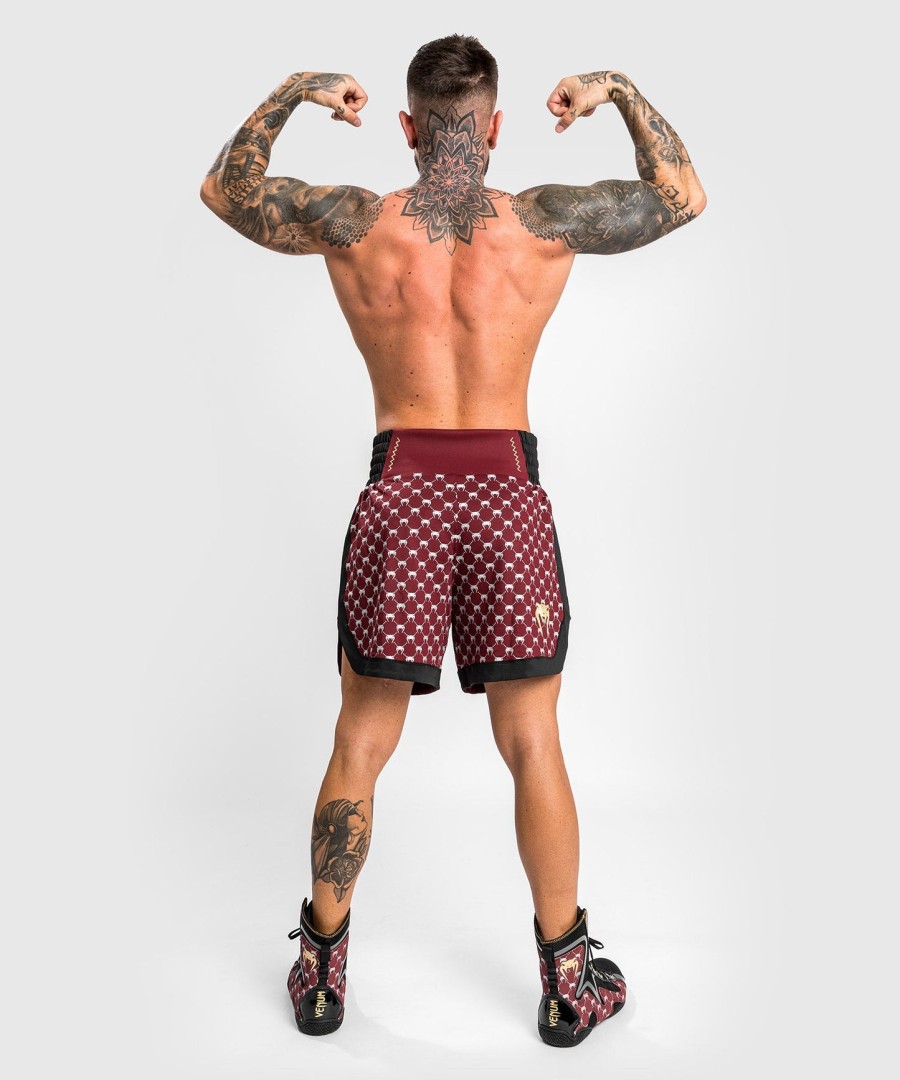 venum monogram boxing short - blackburgundy