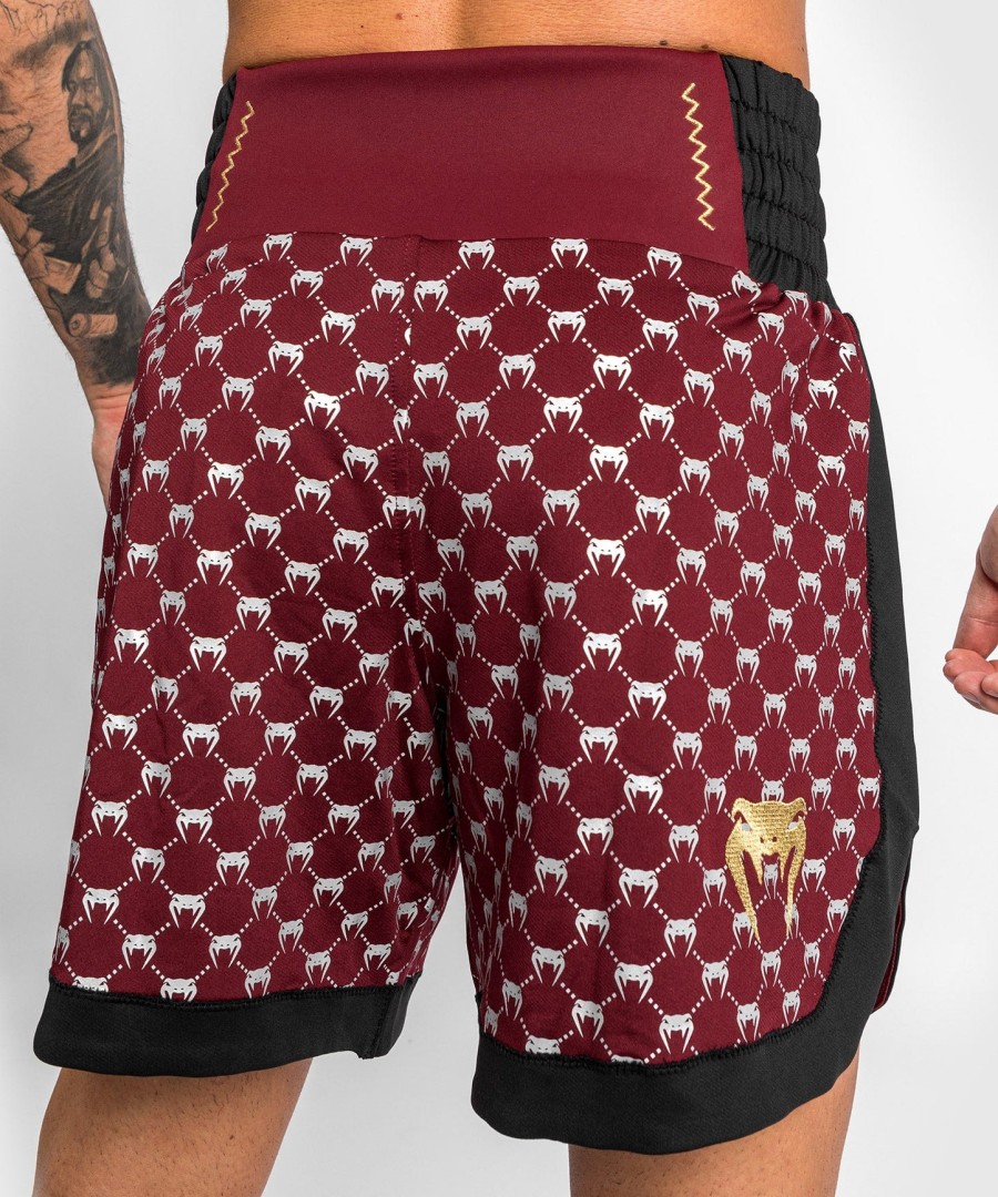 venum monogram boxing short - blackburgundy