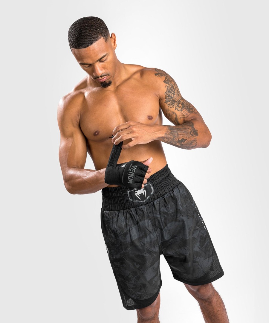 venum electron 3.0 boxing shorts - black
