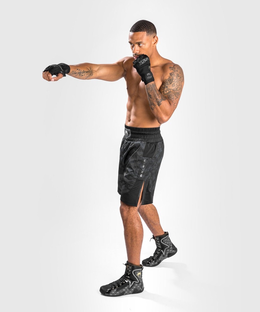 venum electron 3.0 boxing shorts - black