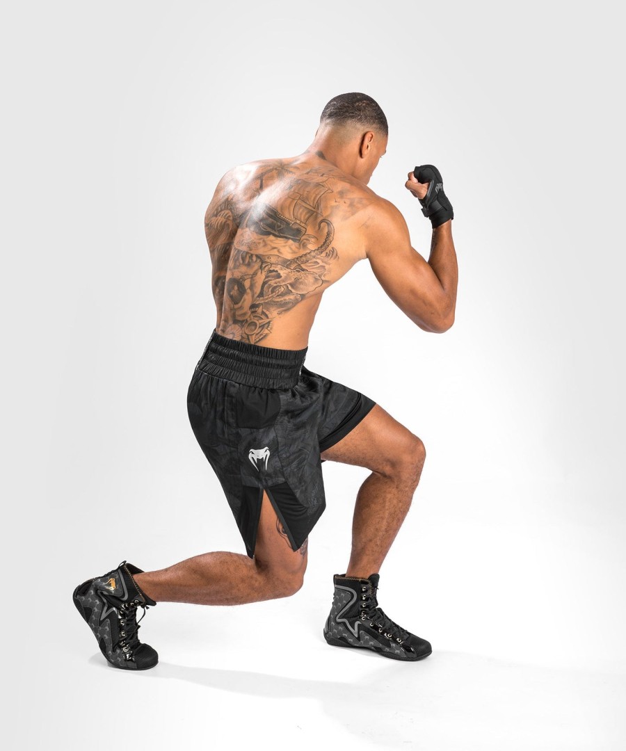 venum electron 3.0 boxing shorts - black
