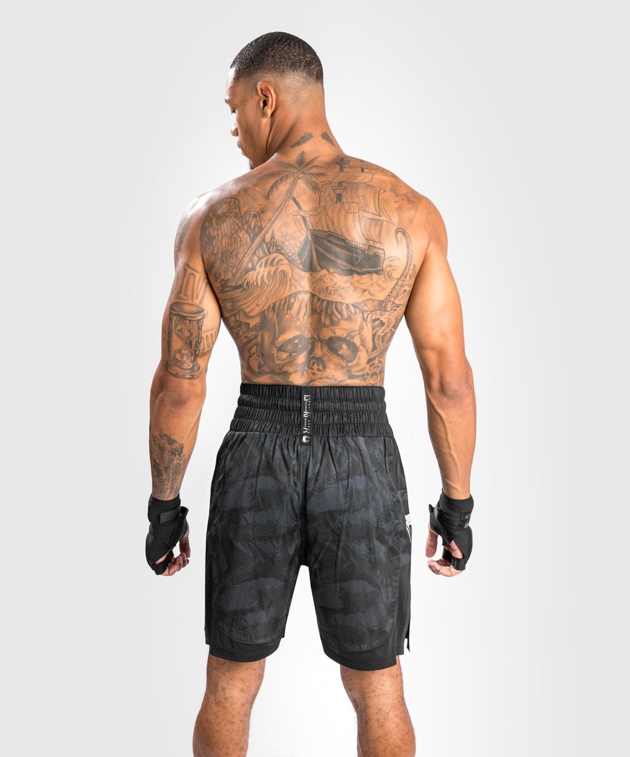 venum electron 3.0 boxing shorts - black