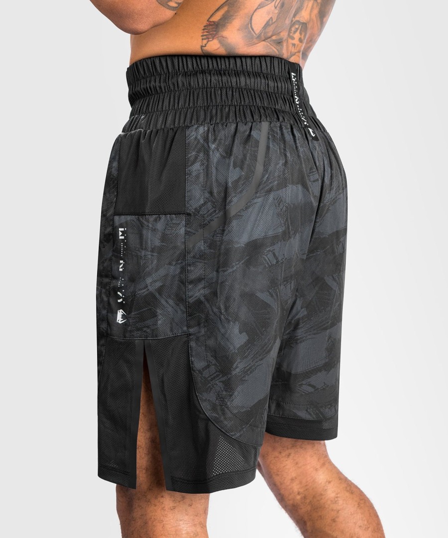 venum electron 3.0 boxing shorts - black