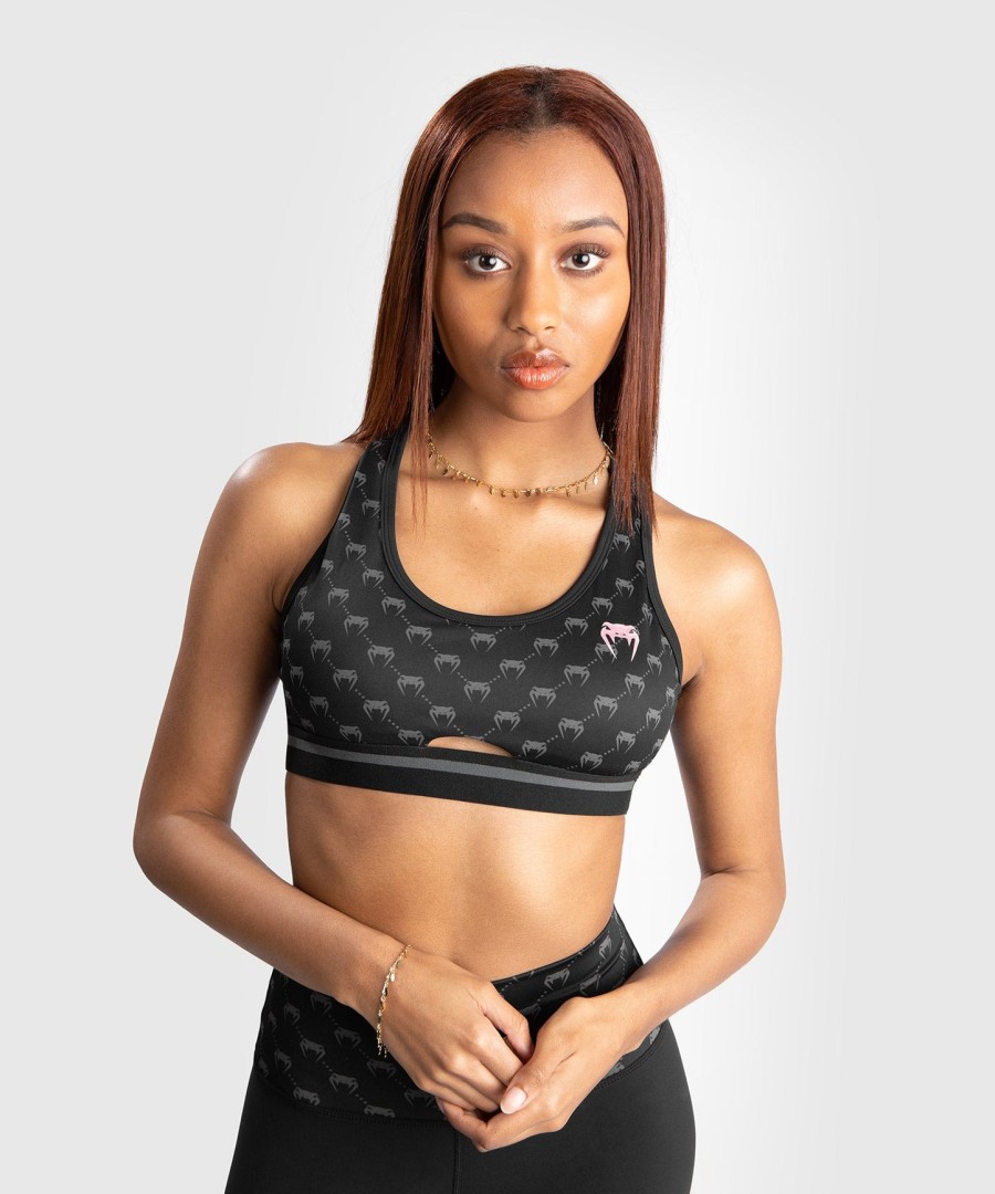 venum monogram sports bra - blackpink gold