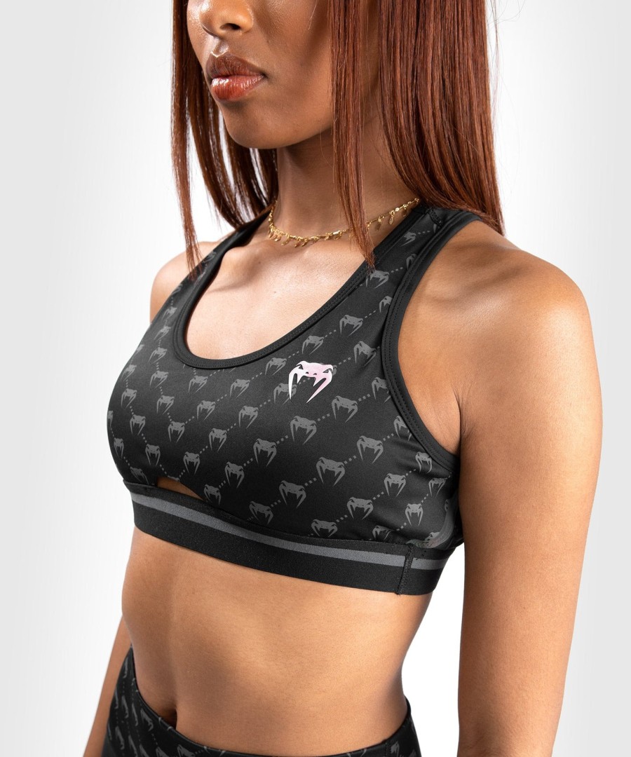 venum monogram sports bra - blackpink gold