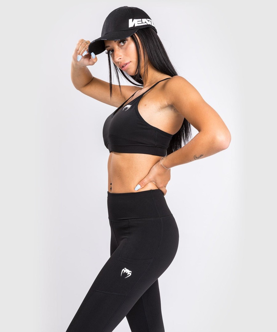 venum essential low impact sports bra - black