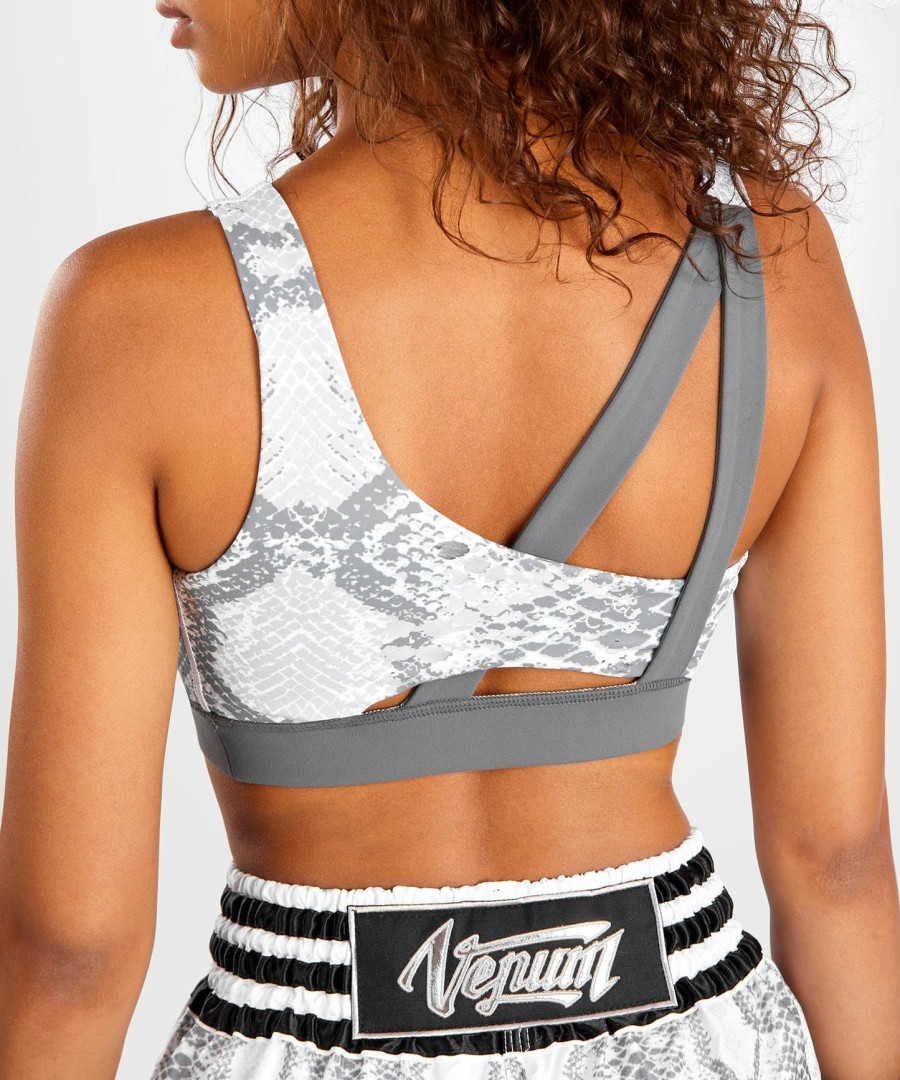 venum white snake sport bra for women - white